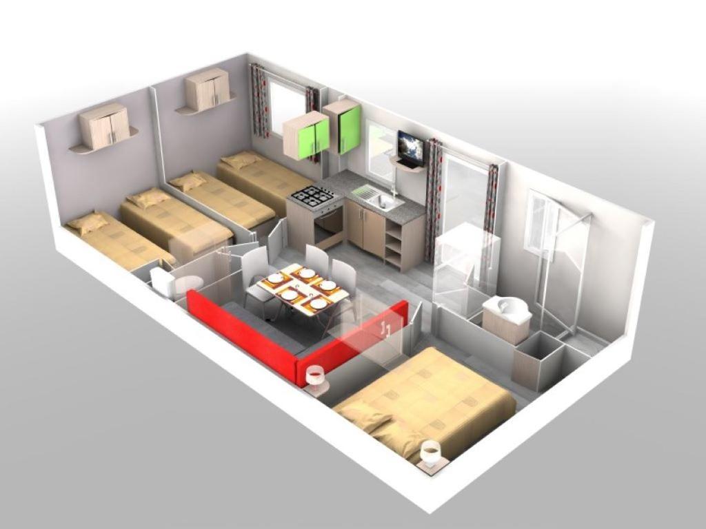 Mobilhome Chez Sylvie Au Camping De Pujol Argelès-sur-Mer Esterno foto